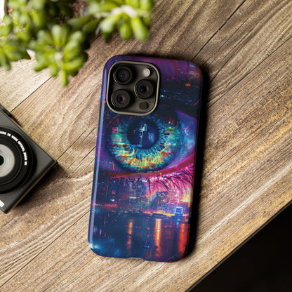 Eye of the Beholder Cyberpunk Art Phone Case