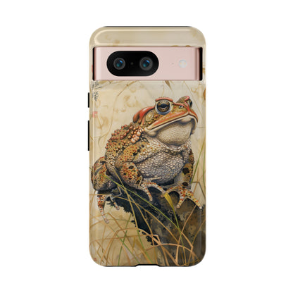 Toad on a Branch Japanese Style Art Painting Phone Case