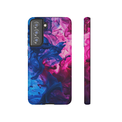 Magenta and Blue Color Explosion Phone Case