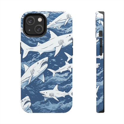 Shark Design: Dive into the Depths with an Aquatic Adventure iPhone Case