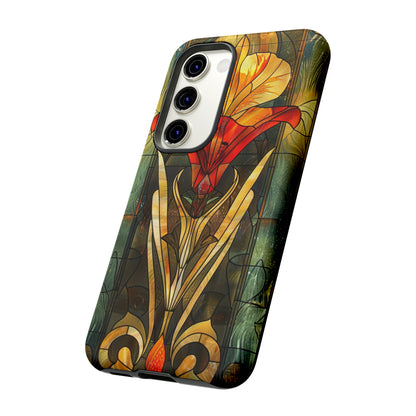 Art Deco Stained Glass floral Phone Case