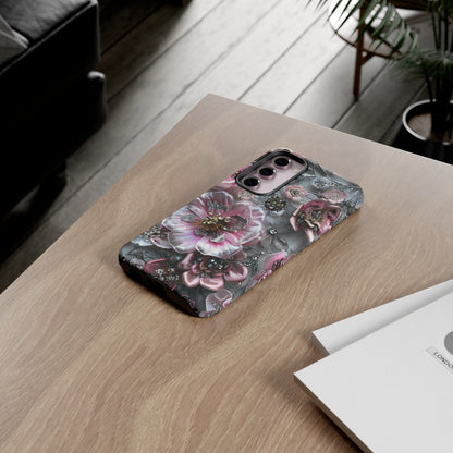 Coquette Aesthetic Floral Art iPhone 15 Case