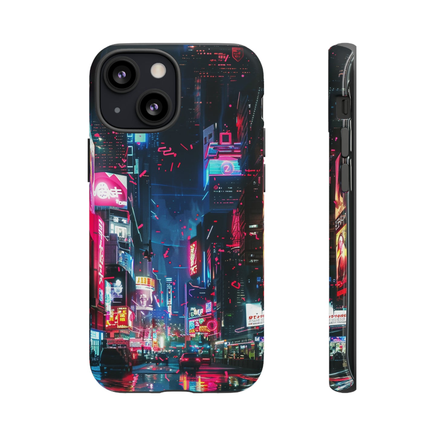 Cyberpunk Tokyo Cityscape Phone Case