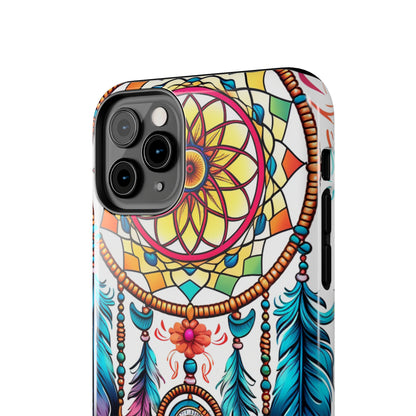 Psychedelic Native American Dreamcatcher iPhone Case | Fusion of Art and Cultural Heritage