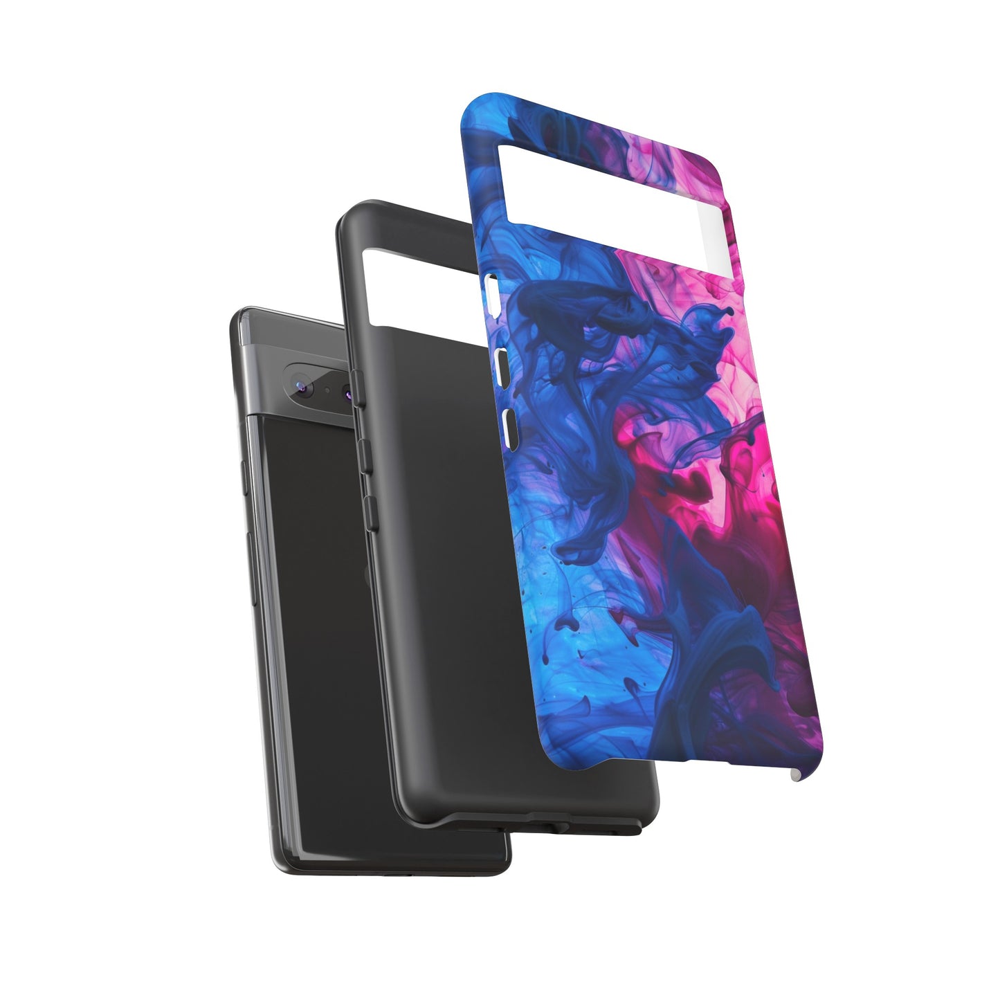 Magenta and Blue Color Explosion Phone Case