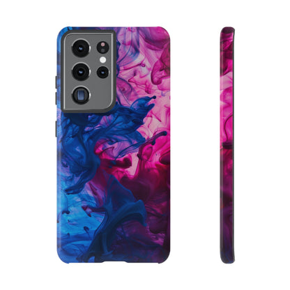 Magenta and Blue Color Explosion Phone Case