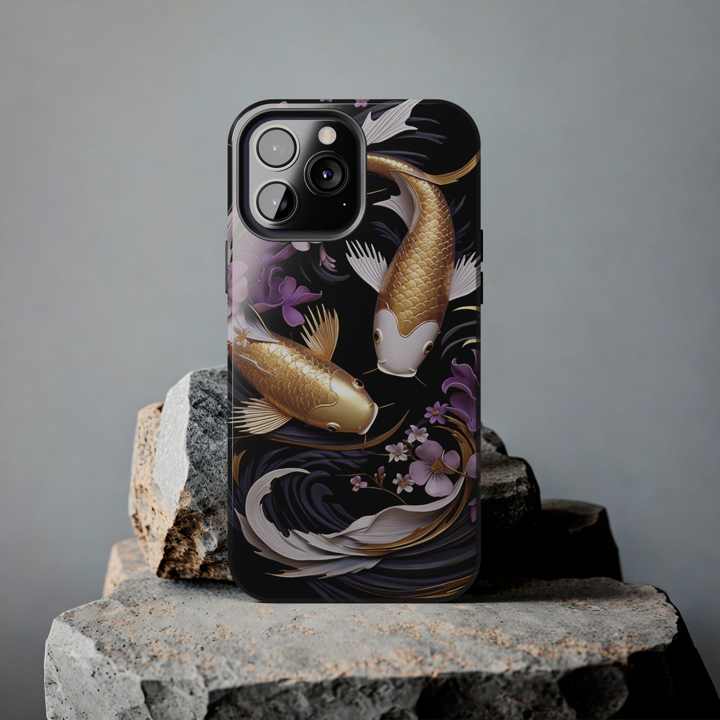 Graceful Flow: Koi Fish Inspired | Japanese Art Masterpiece iPhone Case