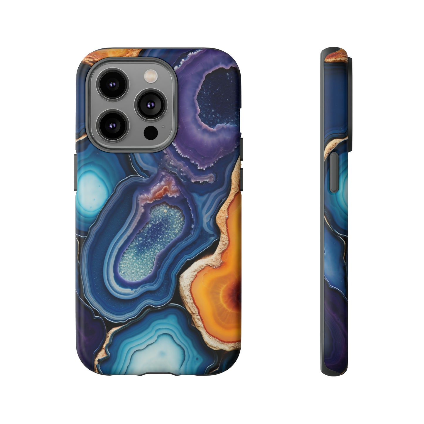 Agate Slice Geode Elegance: Natural Beauty Phone Case