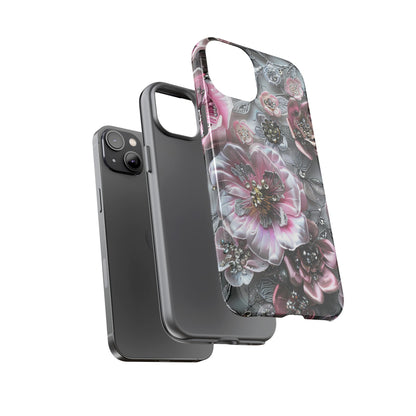 Coquette Aesthetic Floral Art iPhone 15 Case