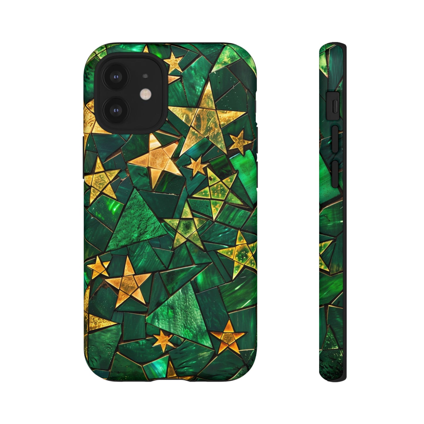 Green Celestial Stained Glass Mosaic Phone Case