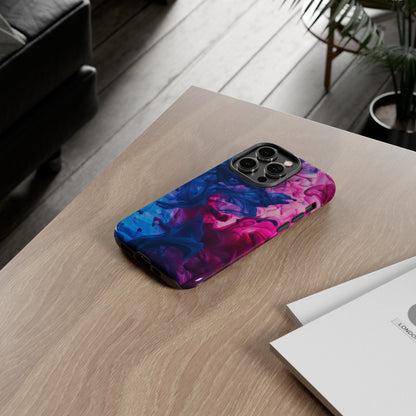 Magenta and Blue Color Explosion Phone Case