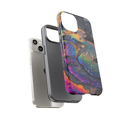 Opalescent Marbled Holographic Print Phone Case