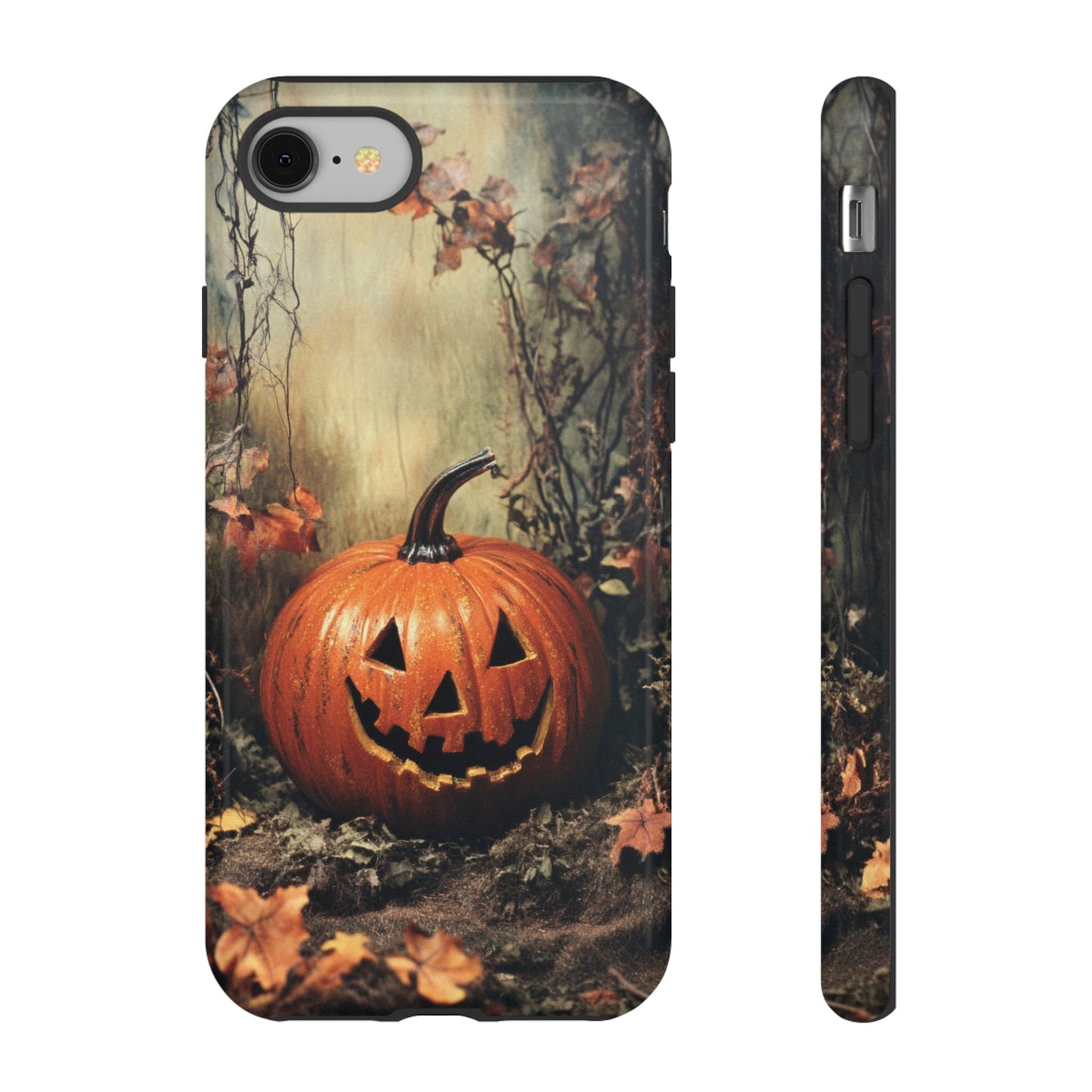 Vintage Style Halloween Jack-o'-Lantern Phone Cover