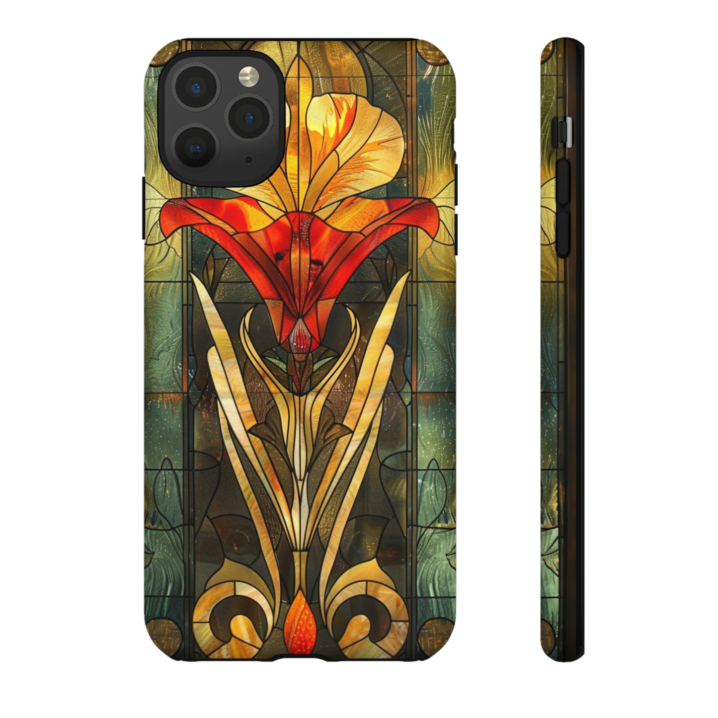 Art Deco Stained Glass floral Phone Case