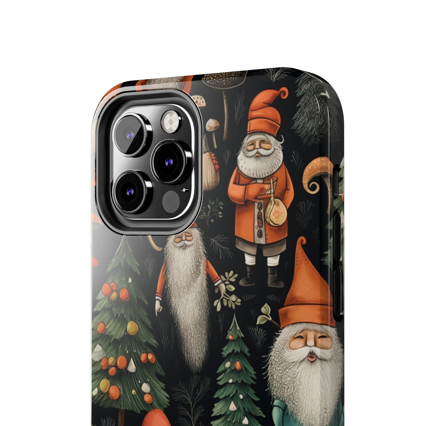 Vintage Santa Magic Mushroom Christmas Phone Case