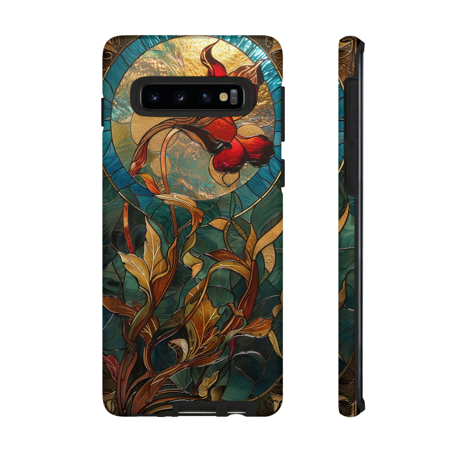 Art Nouveau Floral Full Moon Phone Case