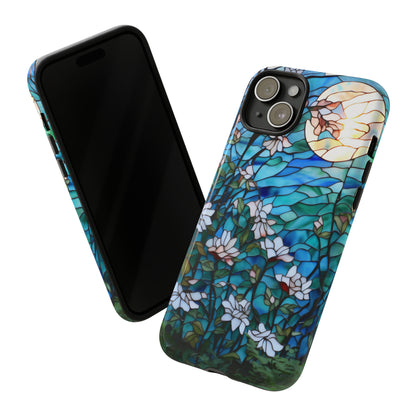 Retro floral stained glass cover for Samsung Galaxy S23
