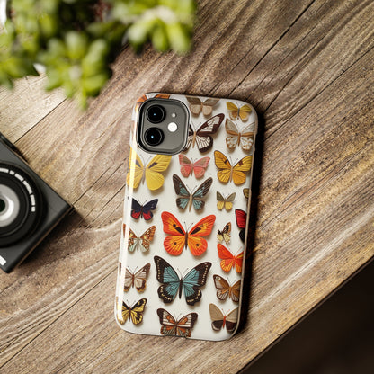 Elegant Embroidery: Delicate Butterfly iPhone Case – Crafted with Precision