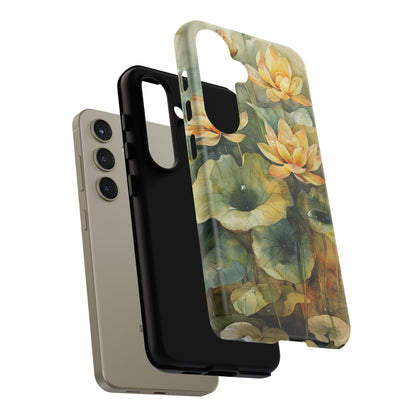 Zen Lotus Watercolor Painting iPhone 15 Case