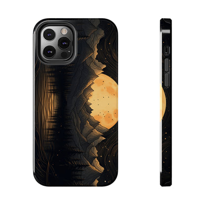 Moon phase esoteric art phone case