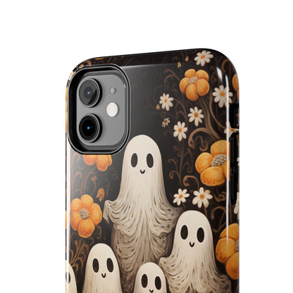 Ghostly Greetings: "Boo Trick or Treat" | Spooky Halloween Spirits iPhone Case