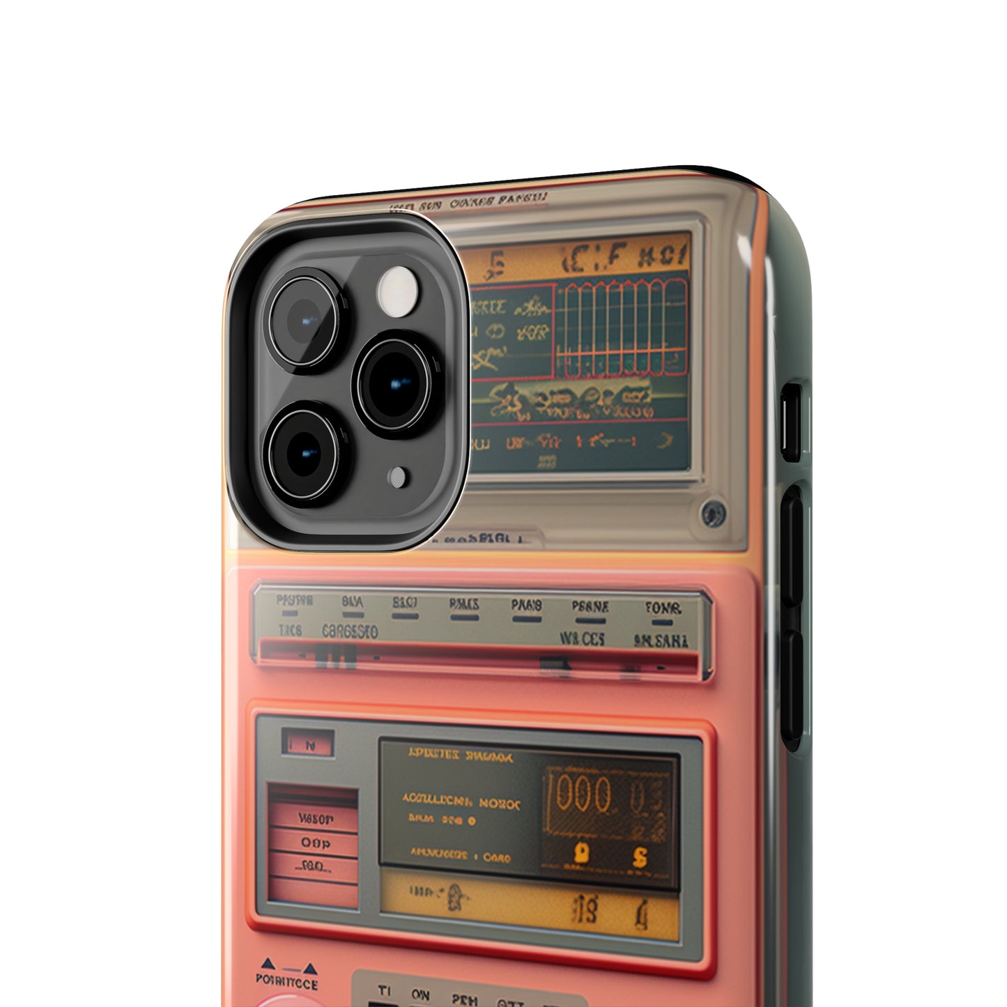 Cyberpunk Retro Walkman Nostalgia | Vintage Beats Revival iPhone Case