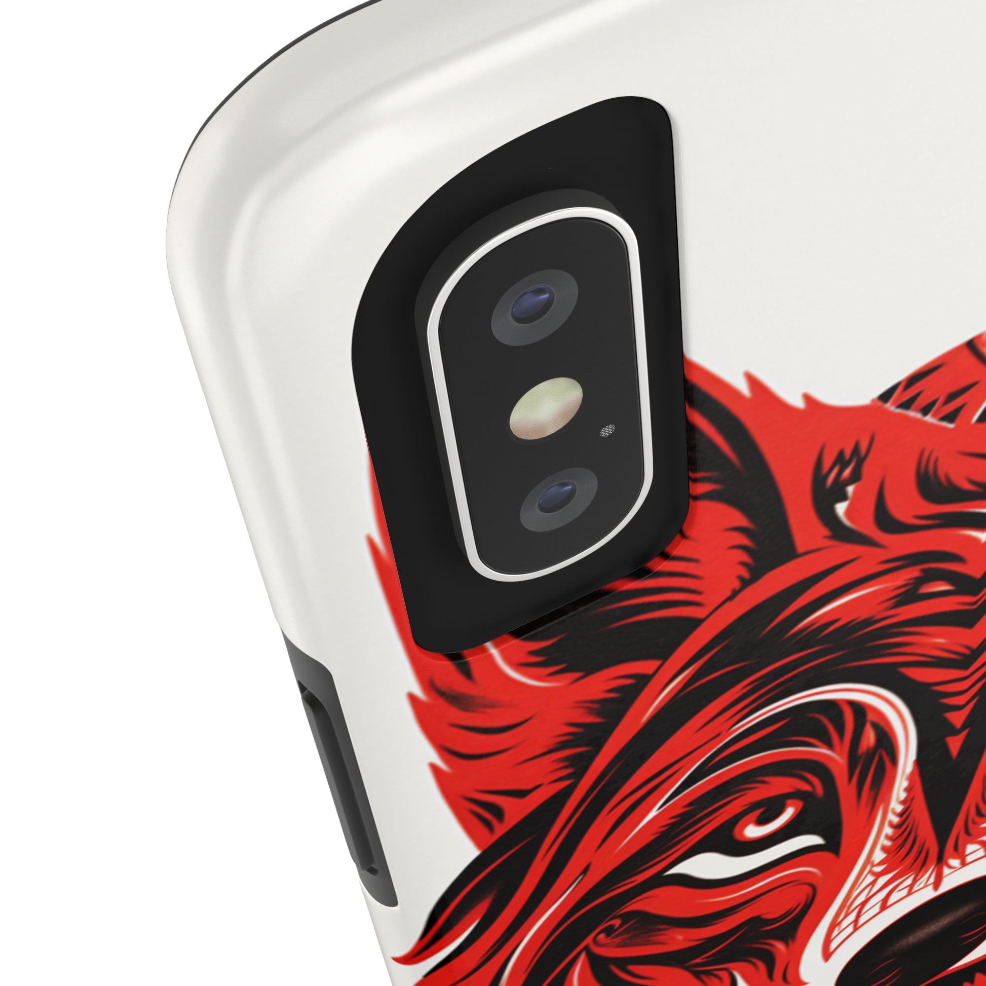 Symbolic wolf phone cover for iPhone 13