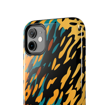 Luxury Leopard & Retro Magic Zebra: The Ultimate Wild Duo iPhone Case