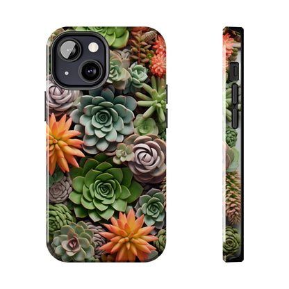 Succulent Desert Cactus Floral iPhone Case | Embrace the Beauty of Arid Elegance