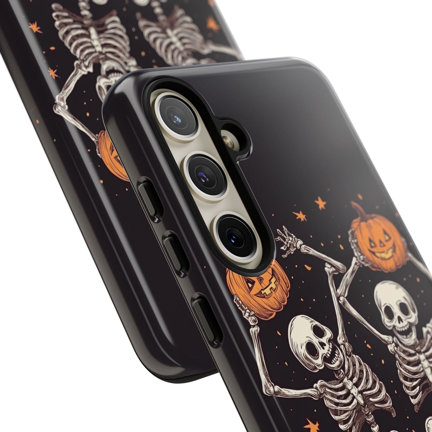 Dancing Skeletons with Jack-o'-Lanterns Phone Cover