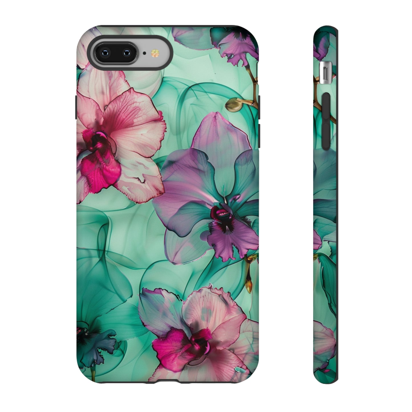 Watercolor Floral Orchids Phone Case