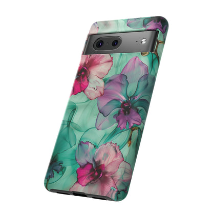 Watercolor Floral Orchids Phone Case