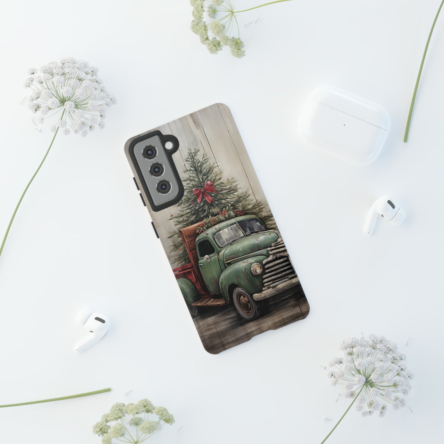 Christmas Pickup Truck Phone Case for iPhone