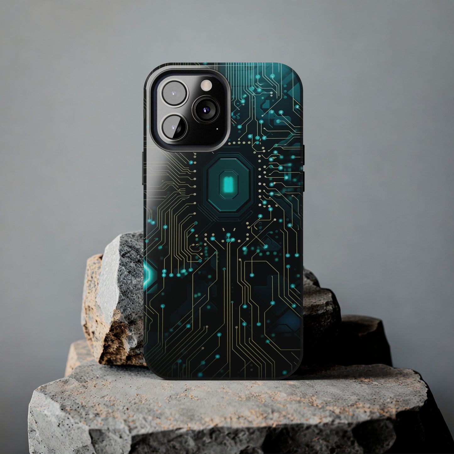 Neon Nexus: Cyberpunk Circuit Board | Futuristic Tech-Inspired iPhone Case