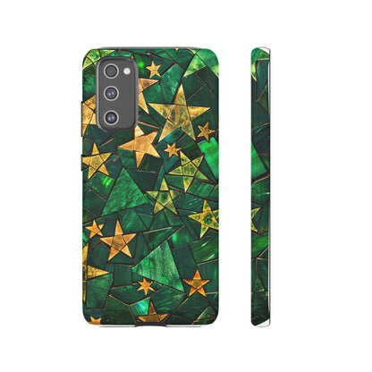 Green Celestial Stained Glass Mosaic Phone Case