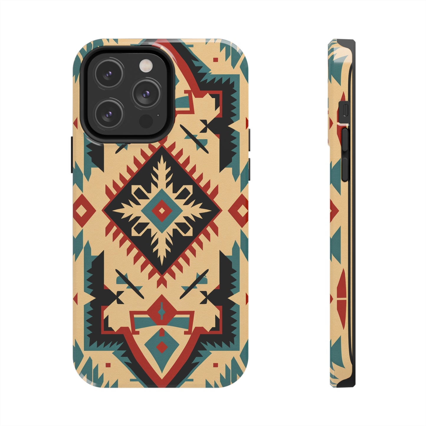 Native American Santa Fe Style Abstract iPhone Case