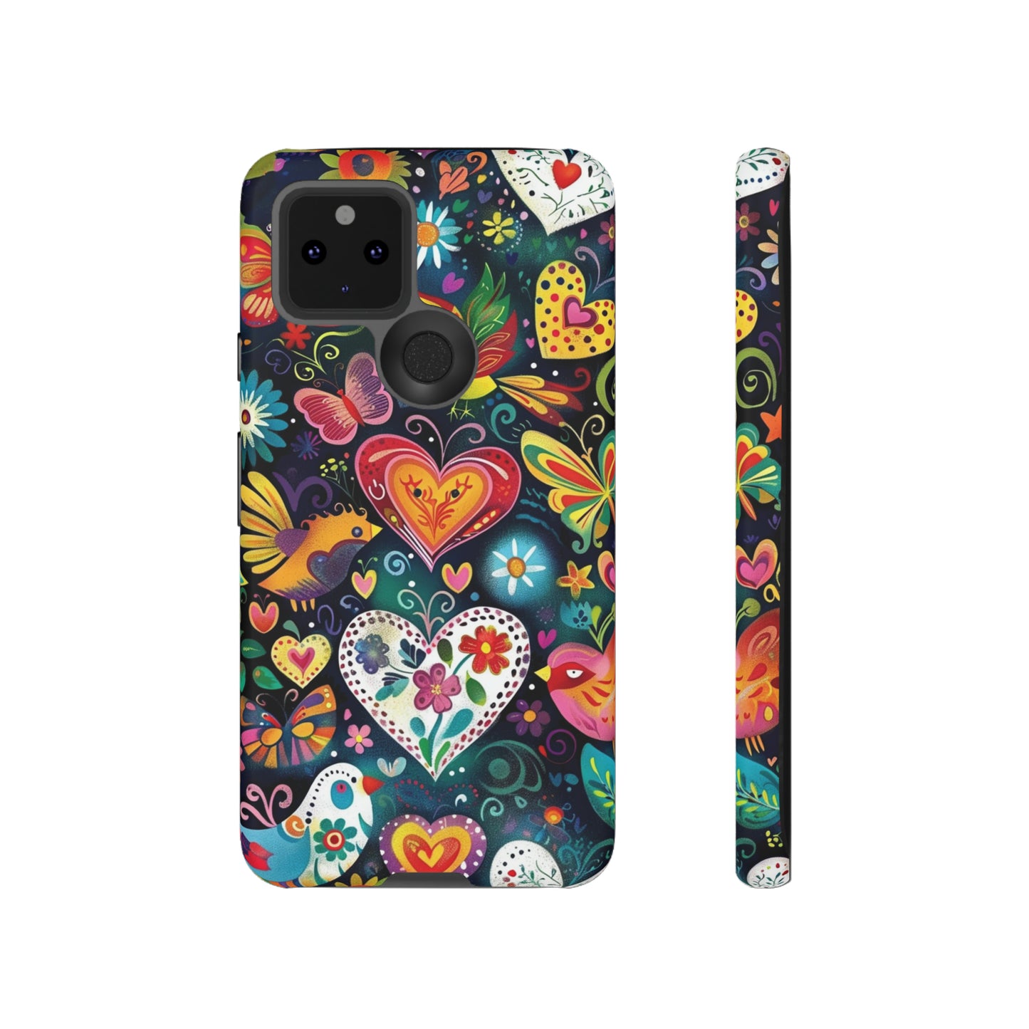 Floral Butterfly Magic Hearts Phone Case