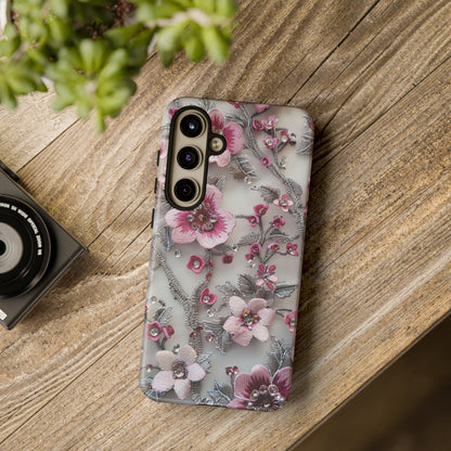 Coquette Aesthetic Floral Art iPhone 12 Case