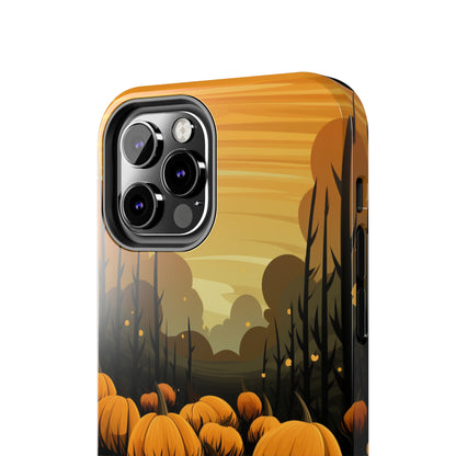 Halloween Fall Pumpkins iPhone Case | Embrace the Spooky Autumn Vibes