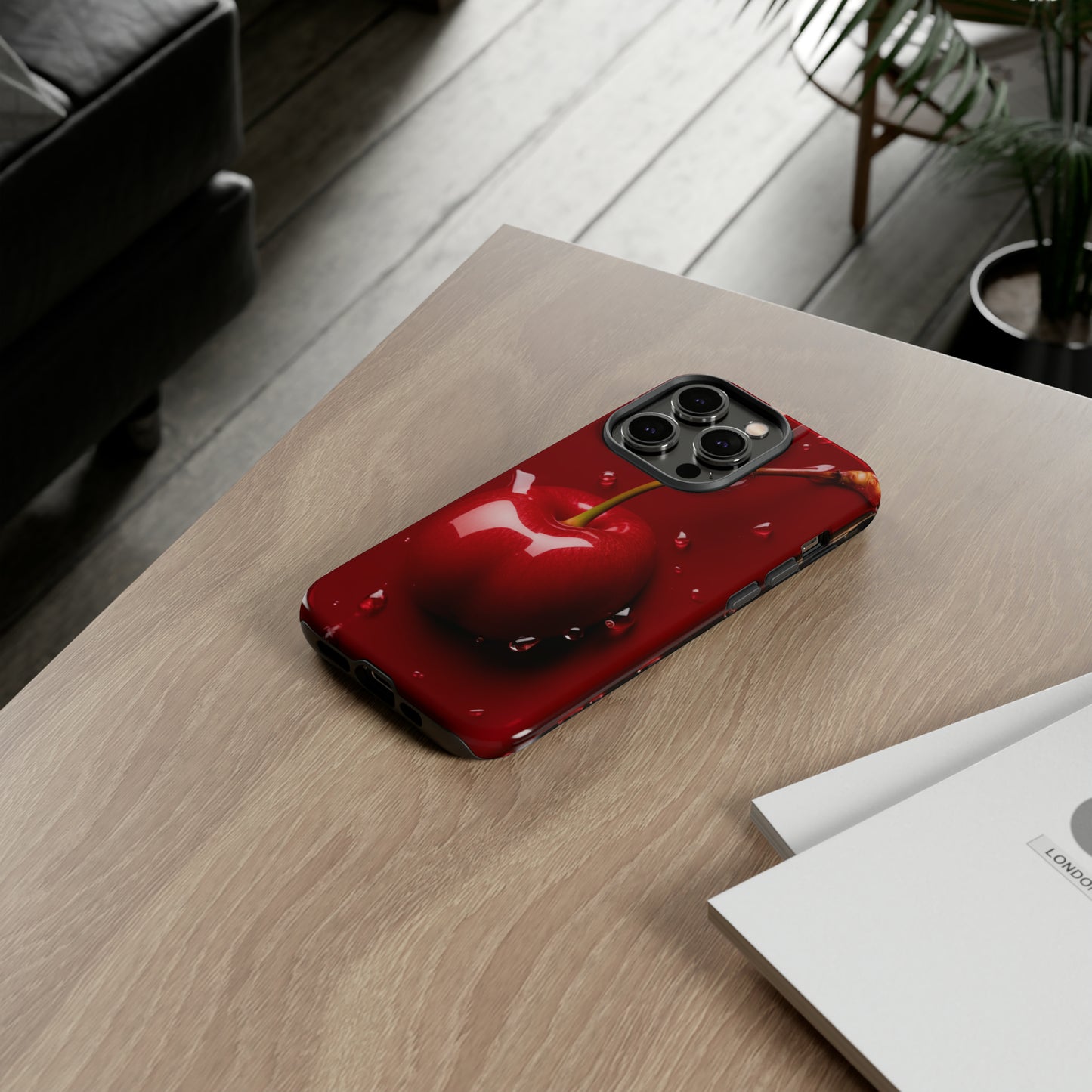 Unique Cherry Bomb Design Phone Case