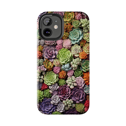 Succulent Desert Cactus Floral iPhone Case | Embrace the Beauty of Arid Elegance