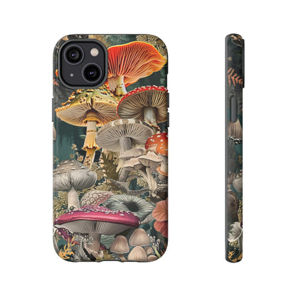 Vintage Illustration Mushroom Collage Phone Case