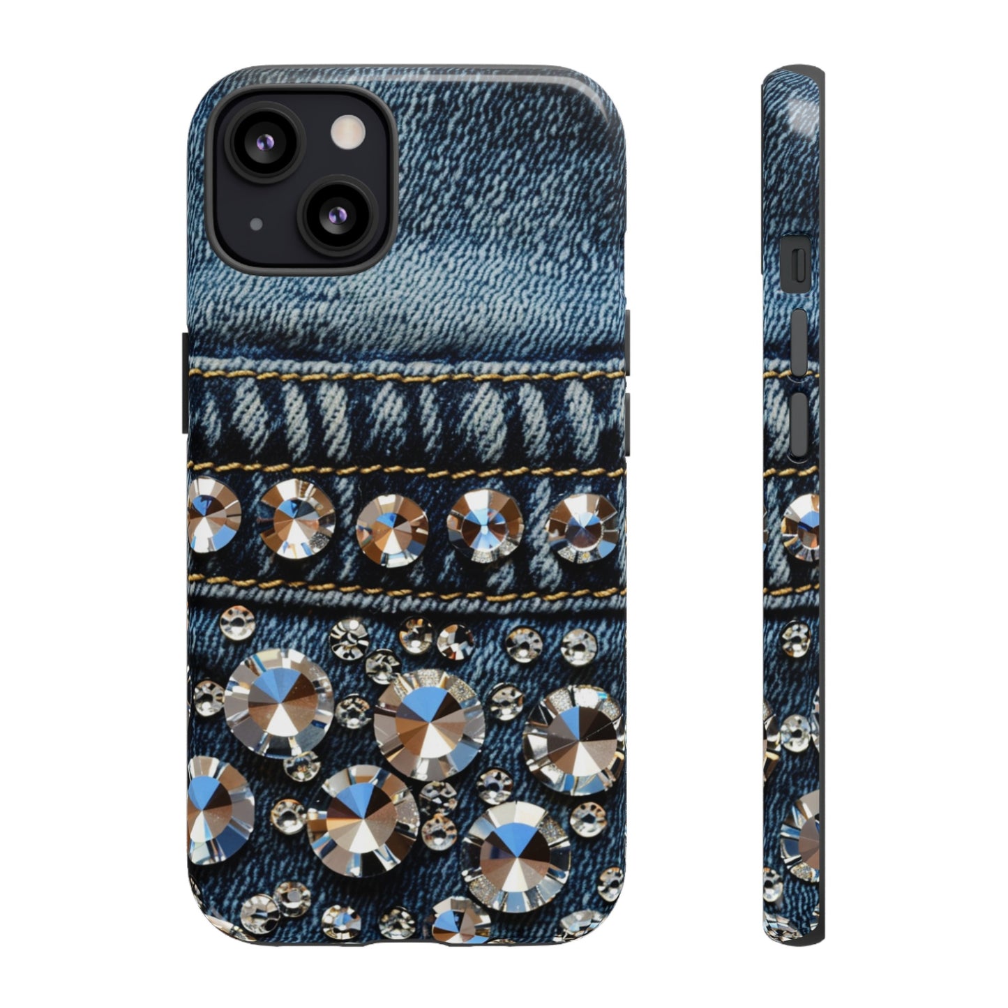 Blue Jean Queen Rhinestone Bling Phone Case