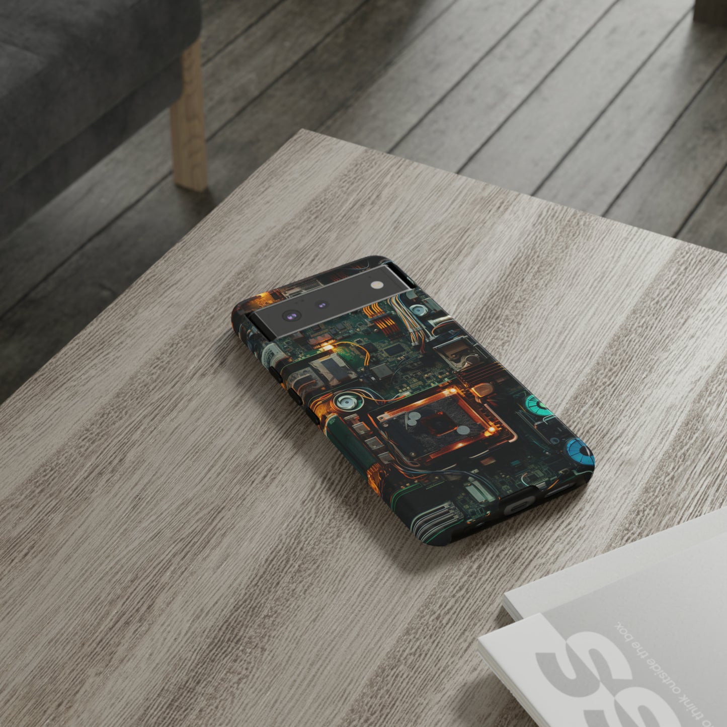 Circuit Board Themed Tough Phone Case