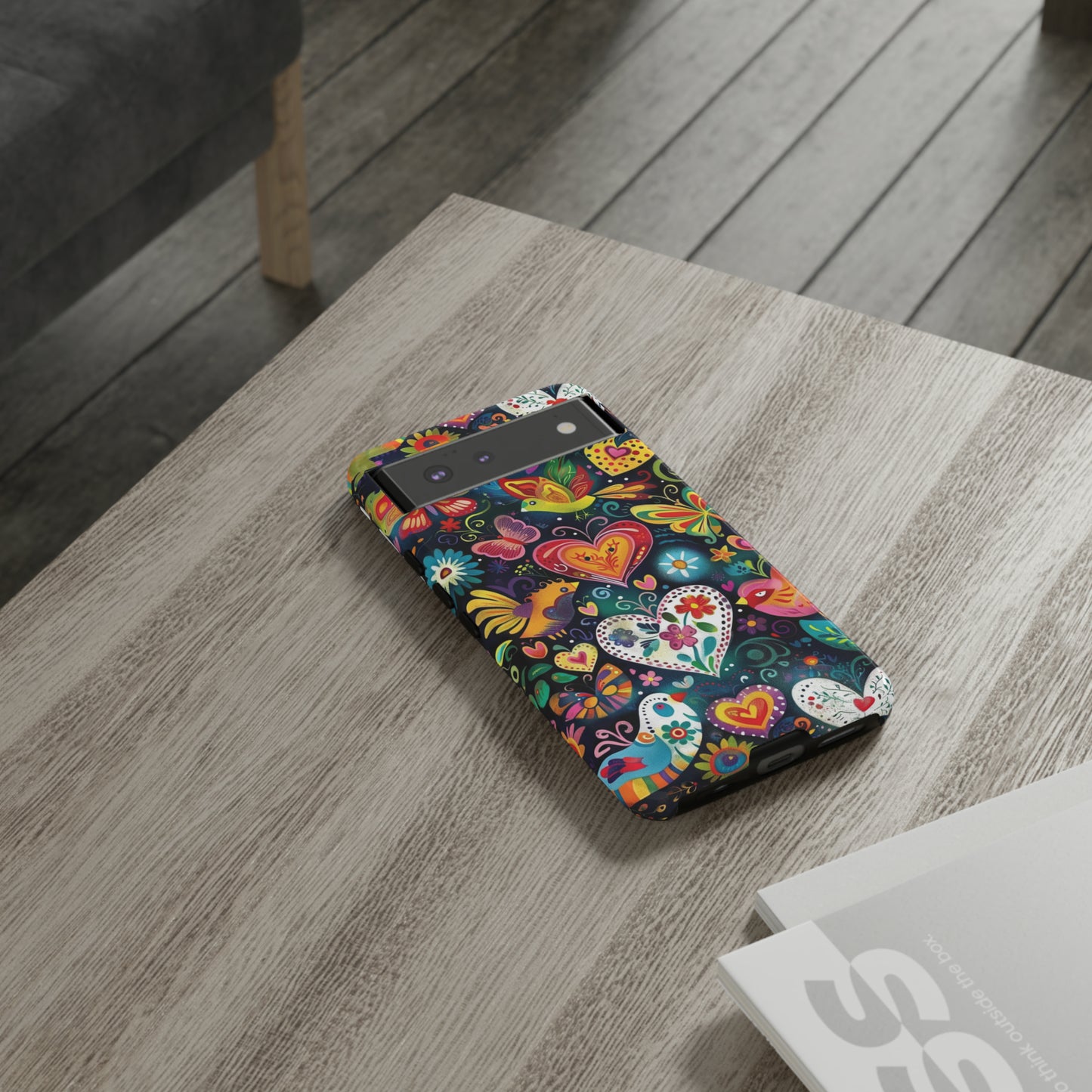 Floral Butterfly Magic Hearts Phone Case