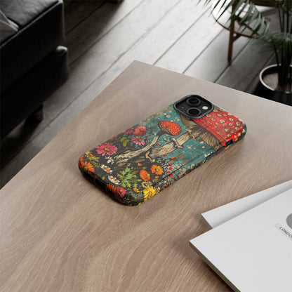 Trippy Magic Mushroom Retro Art Phone Case