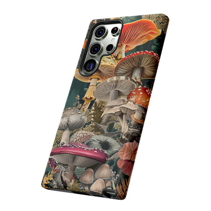 Vintage Illustration Mushroom Collage Phone Case