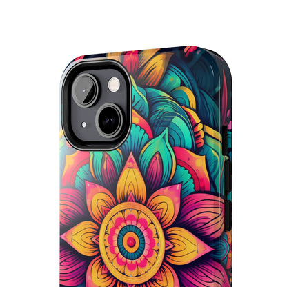 Cosmic Harmony: Rainbow Mandala | Spiritual Symmetry iPhone Case