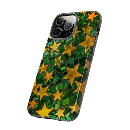 Green Celestial Stained Glass Mosaic Phone Case