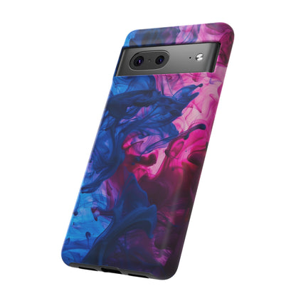 Magenta and Blue Color Explosion Phone Case